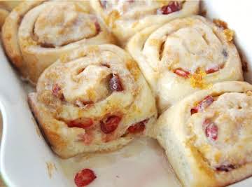 Pineapple-Cranberry Orange Rolls