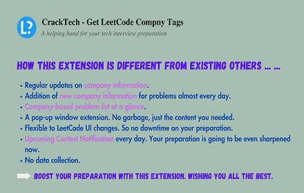 CrackTech-LeetCode Company Tag, DSA Prep small promo image