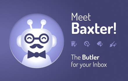 Baxter - Email Organizer & Unsubscriber chrome extension