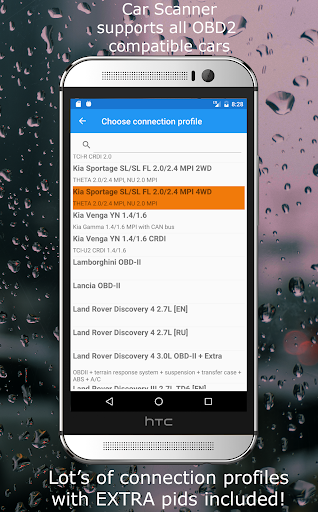 Screenshot Car Scanner ELM OBD2