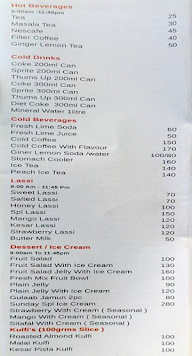 Arunya Restuarant menu 4