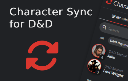 D&D Character Sync small promo image