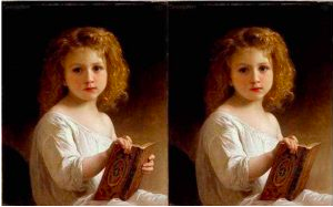 The Story Book by French painter William-Adolphe Bouguereau