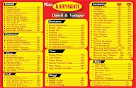 Ma Karnavati Dabeli menu 1