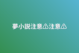 夢小説注意⚠️注意⚠️