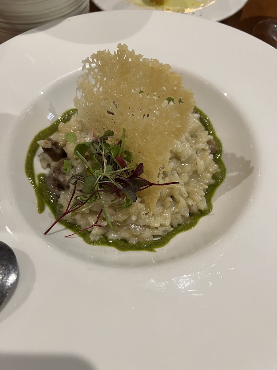 Mushroom risotto