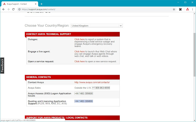 Avaya Agent for Desktop Extension Preview image 0