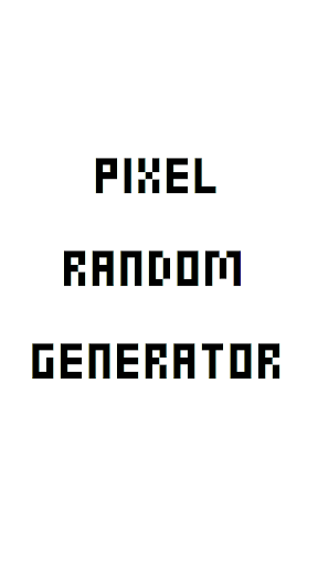 Pixel Random Generator