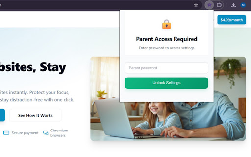 AI Website Blocker