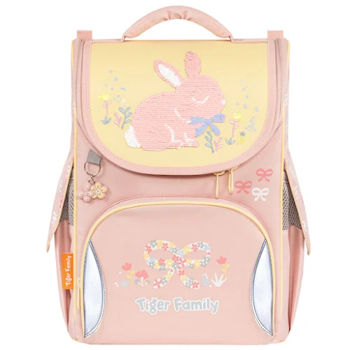 Ba Lô Chống Gù Nature Quest Schoolbag Pro - Bows and Bunny - Sequins - Tiger Family TGNQ-105A_FHS