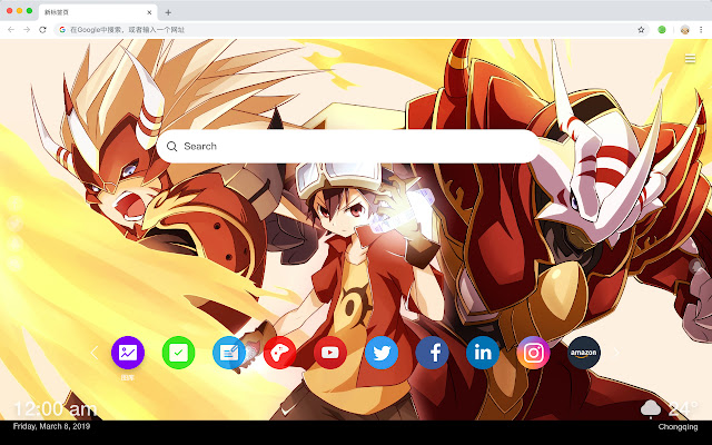 Digimon New Tabs HD Wallpapers Themes