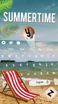 Live Summer Beach Keyboard Themeのおすすめ画像1