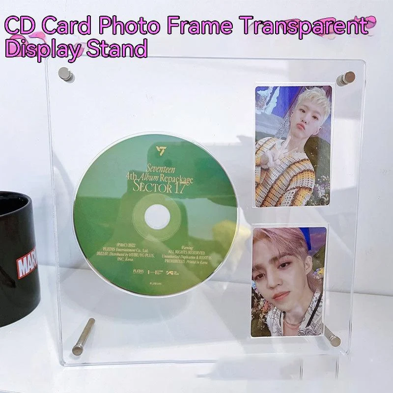 CD Mini Kamion Display Stalak Album Okvir za Fotografije Akril Transparentna Kartica Cigla Prezentujte i zaštitite vaše CD-ove, fotografije i kartice.
