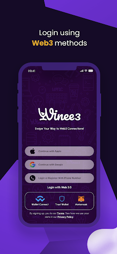 Screenshot Winee3: Social, Crypto & Earn