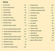 Shri Balaji Dosa Corner menu 3