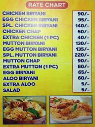 Royal Biryani menu 1