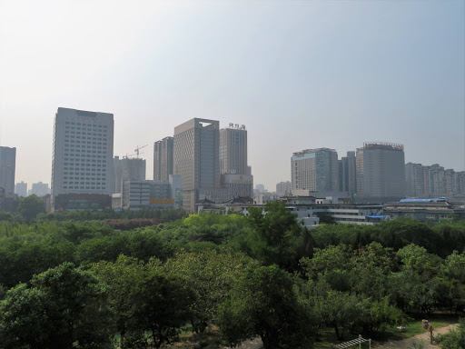 Xi'an City wall bike ride China 2016