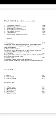 Cream Cafe menu 4