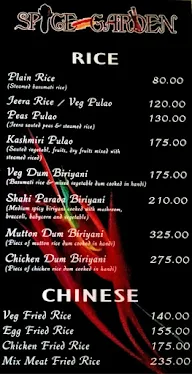 Spice Garden menu 2