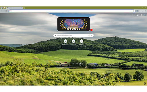 Landscape Photography of a Verdant Countryside screenshot 1