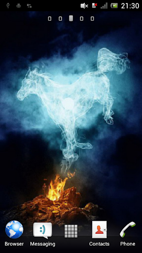 Smoky horse Live Wallpaper