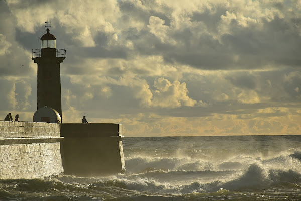 Tramonto al faro di lorella