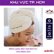 Khăn Quấn Đầu Lau Khô Tóc - Siêu Thấm Hút