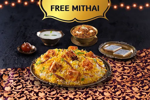 Shahi Veg Biryani With FREE Dessert (Serves 1)