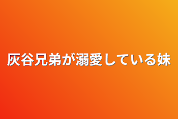 「灰谷兄弟が溺愛している妹」のメインビジュアル