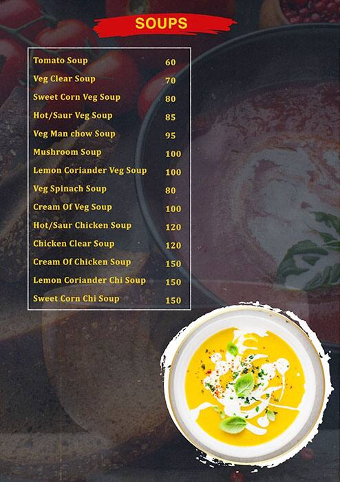 YMIA menu 