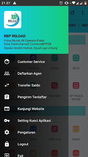 RBP RELOAD  Agen Pulsa, Data, E-Commerce  PPOB