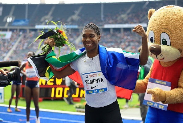 South Africa's 800m Olympic and World Champion Caster Semenya.