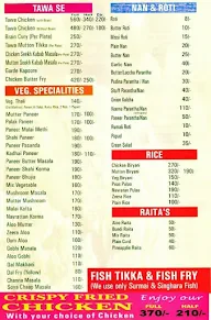 New Khalsa Restaurant menu 2