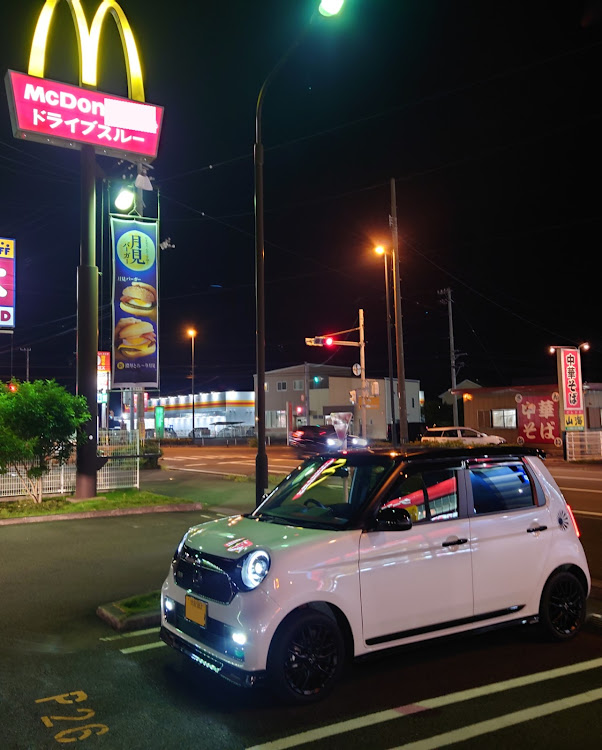 N-ONEの白梅ガレージ・家族サービス・ドライブ・ホンダカーズ・マクドナルドに関するカスタム事例の投稿画像1枚目