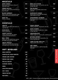 Cafe24 Restobar menu 2