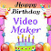 Happy Birthday video maker icon
