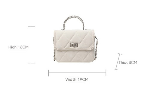Title 1, Womens Portable Diamond Chain Messenger Bag St...