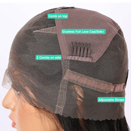 Title 9, Ladies Full Lace Bob Wig with Semi-mechanical H...