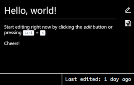 Markdown New Tab chrome extension