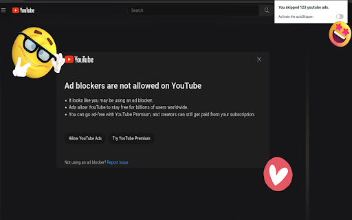 YouTube AdAway - We skip, not block ads