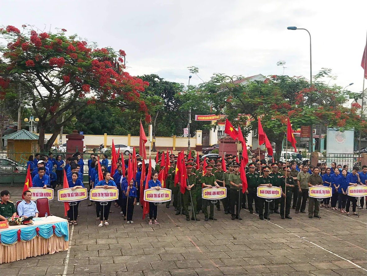 Các cơ quan ban ngành đoàn thể tham gia lễ phát động tháng cao điểm phòng chống ma túy