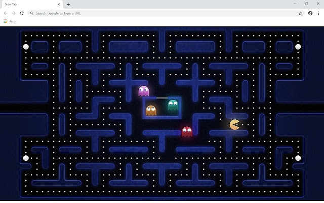 Pac-Man Wallpapers and New Tab