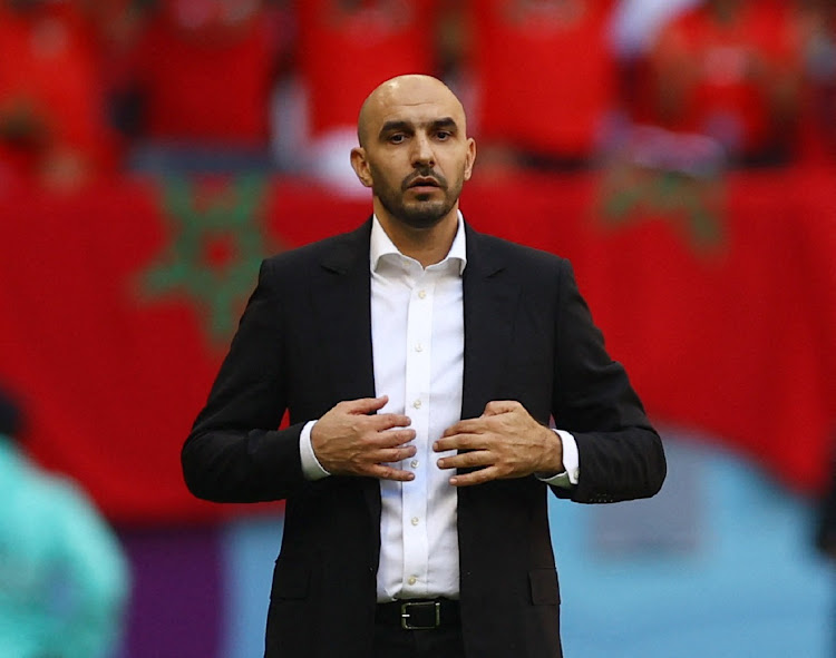 Morocco coach Walid Regragui.