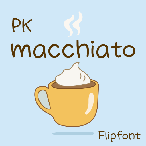 PKmacchiato™ Latin FlipFont