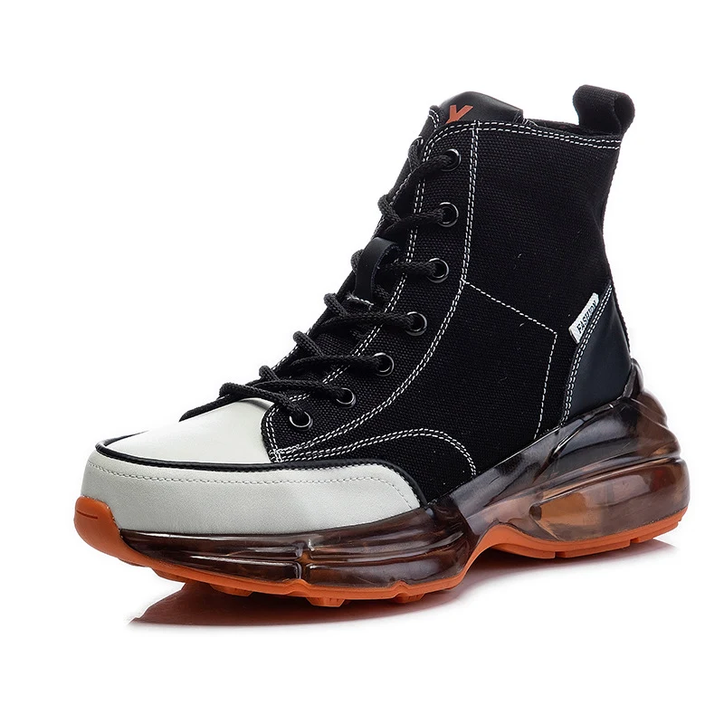 Title 1, Scarpe alte casual con suola in cristallo e cus...