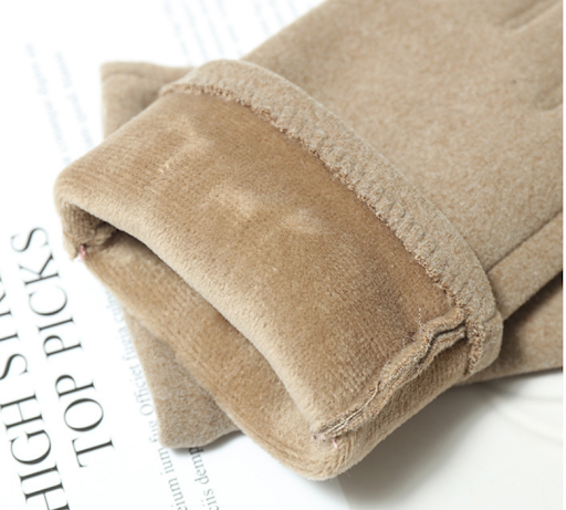 Title 2, Velvet warm Korean cute cold gloves. Keep your ...