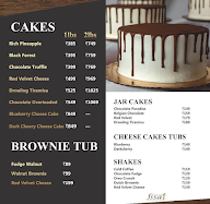Cake Factory menu 1