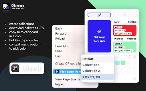 Color picker tool - geco