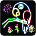 Glow Doodle - Neon Drawing Apk