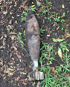 A gardener discovered an unexploded mortar shell at a KZN home on Saturday.